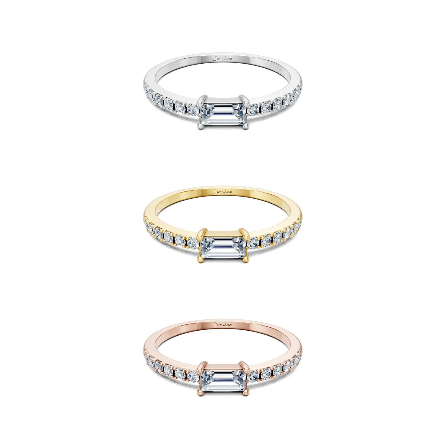 Maggy_3erKombi_Maggy-Verlobungsring_Zenubia_Weissgold_Gelbgold_Rosegold_Platin