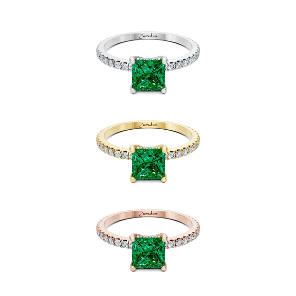 Romy_3erKombi_Romy-Verlobungsring_Zenubia_Weissgold_Gelbgold_Rosegold_Platin