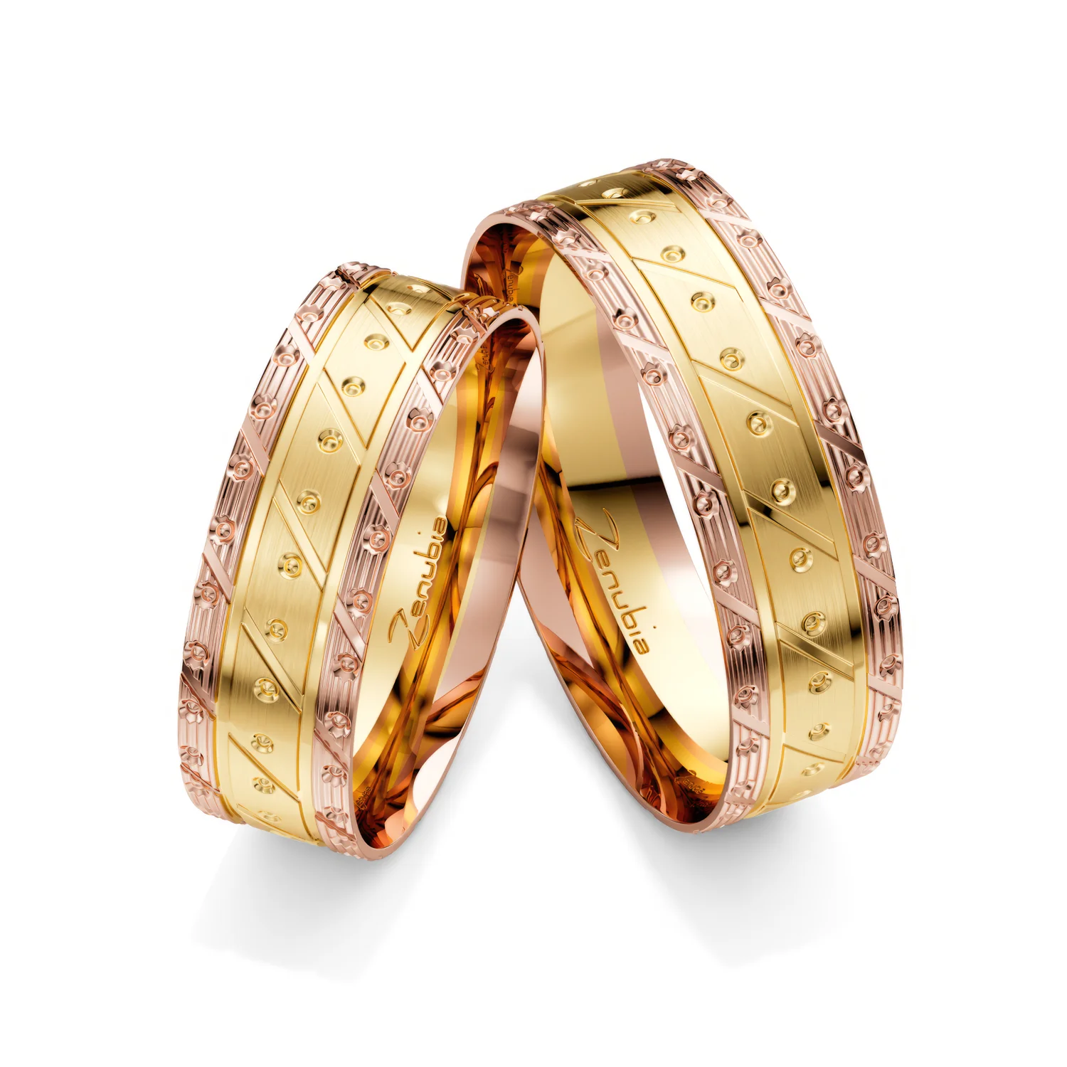 MF 117 Gelbgold-Rosegold front