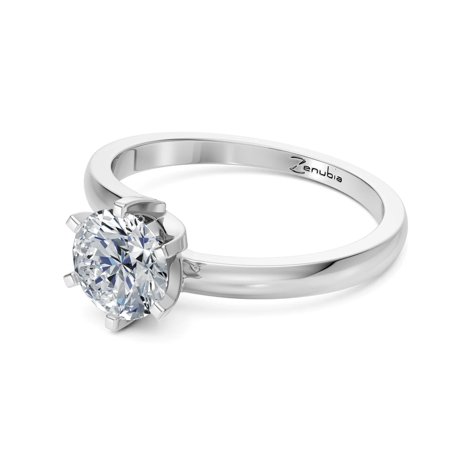 Zenubia_Schmuck_Winterthur_Verlobungsring_FIONA_LD_side_Weissgold