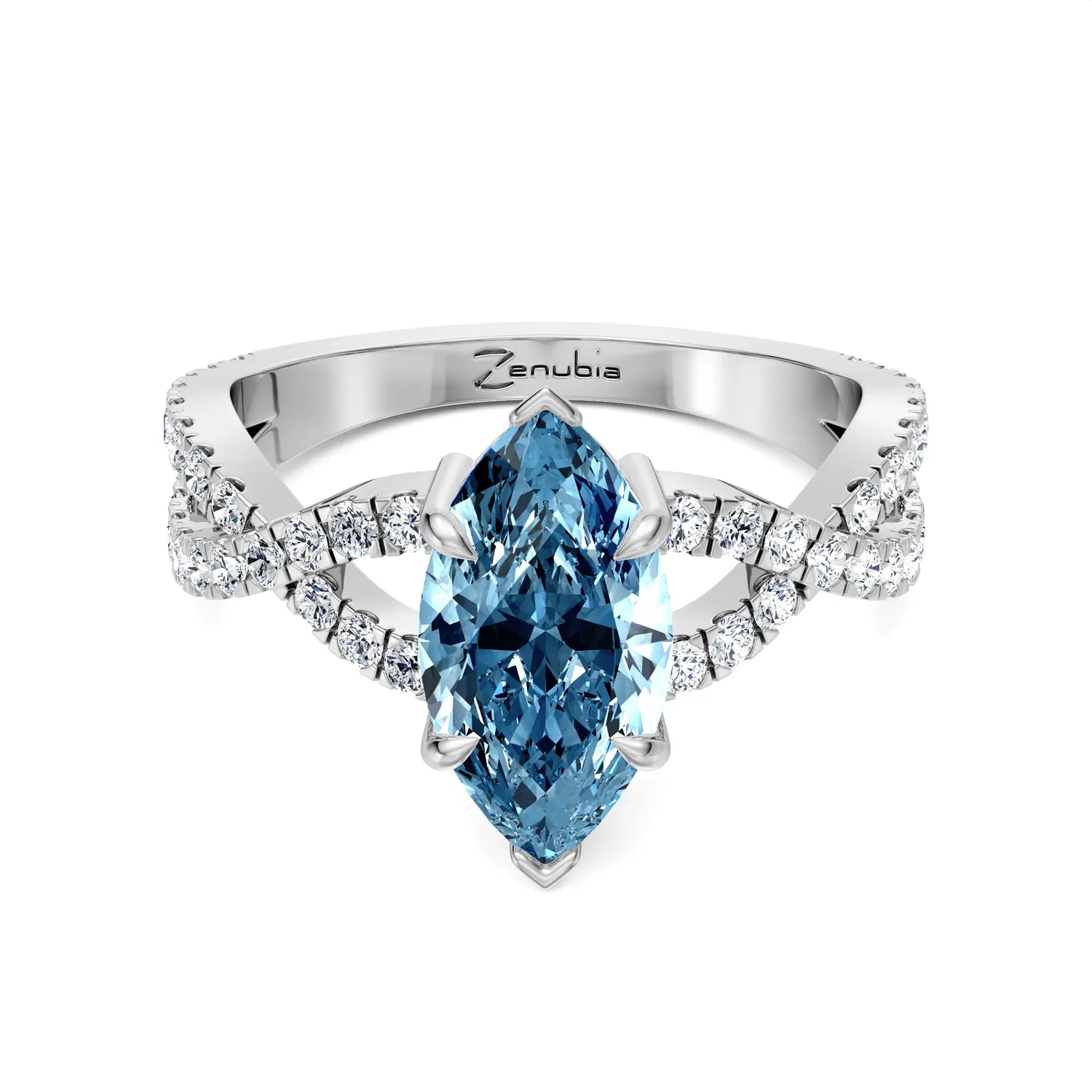 Zenubia_Schmuck_Winterthur_Verlobungsring_Joelin_Marquise_Blue_front_0007