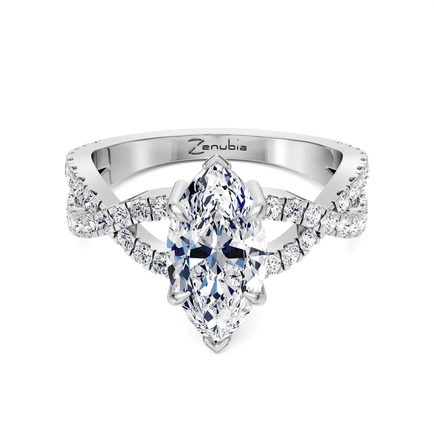 Zenubia_Schmuck_Winterthur_Verlobungsring_Joelin_Marquise_White_front_0001