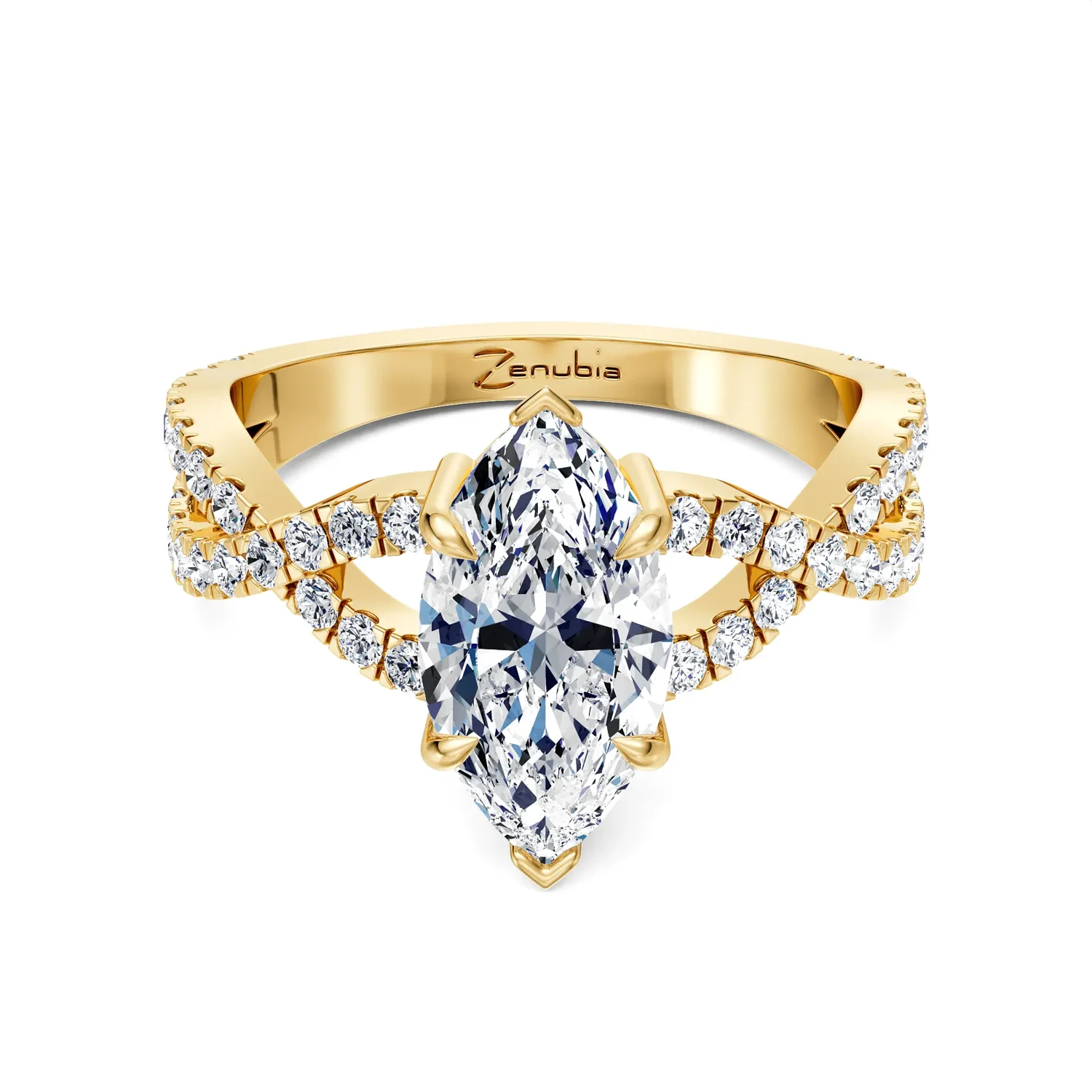 Zenubia_Schmuck_Winterthur_Verlobungsring_Joelin_Marquise_White_front_0002