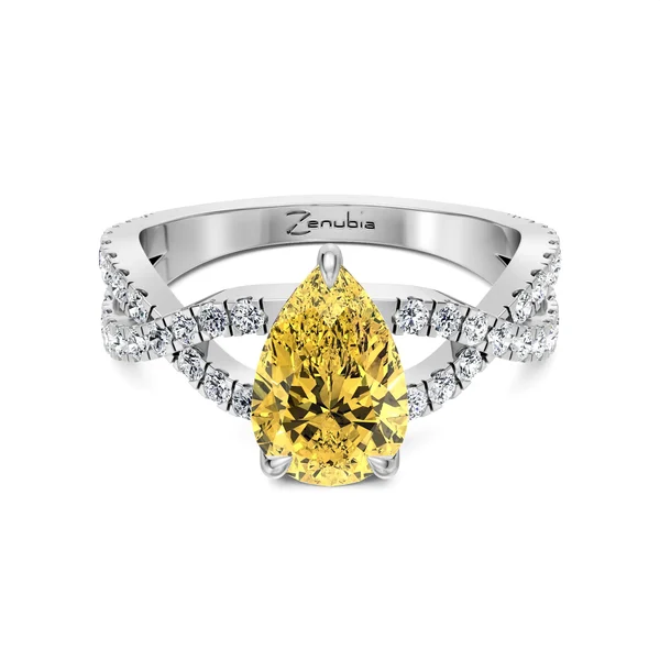 Zenubia_Schmuck_Winterthur_Verlobungsring_Joelin_Pear_Yellow_front_0004