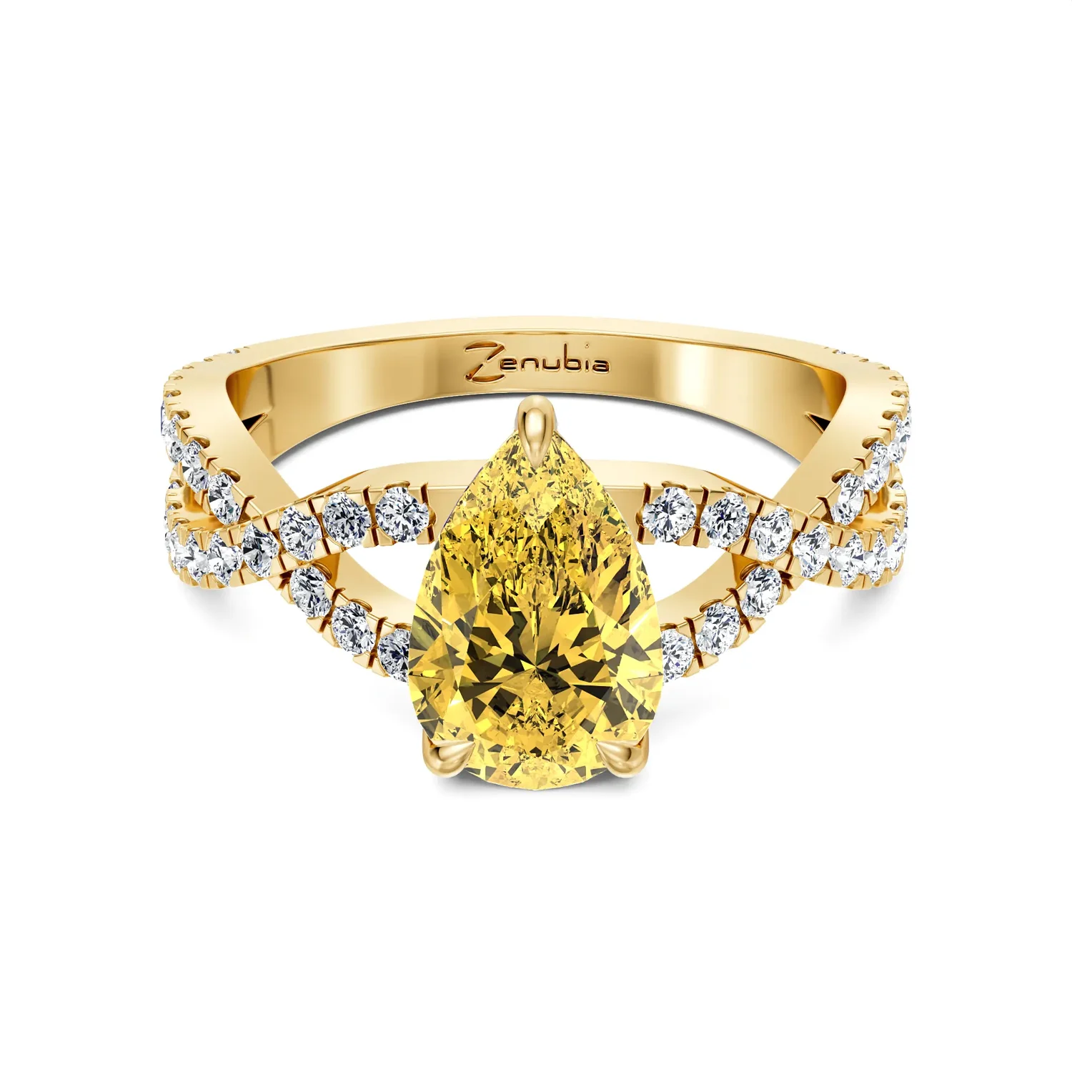Zenubia_Schmuck_Winterthur_Verlobungsring_Joelin_Pear_Yellow_front_0005