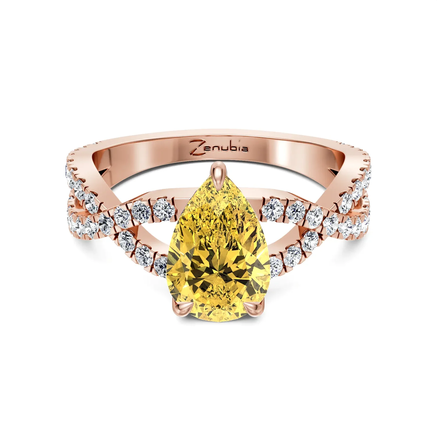 Zenubia_Schmuck_Winterthur_Verlobungsring_Joelin_Pear_Yellow_front_0006