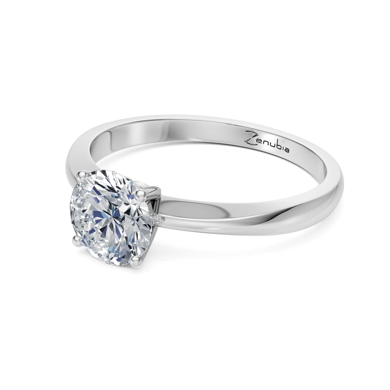 Zenubia_Schmuck_Winterthur_Verlobungsring_MARIE_LD_side_Weissgold