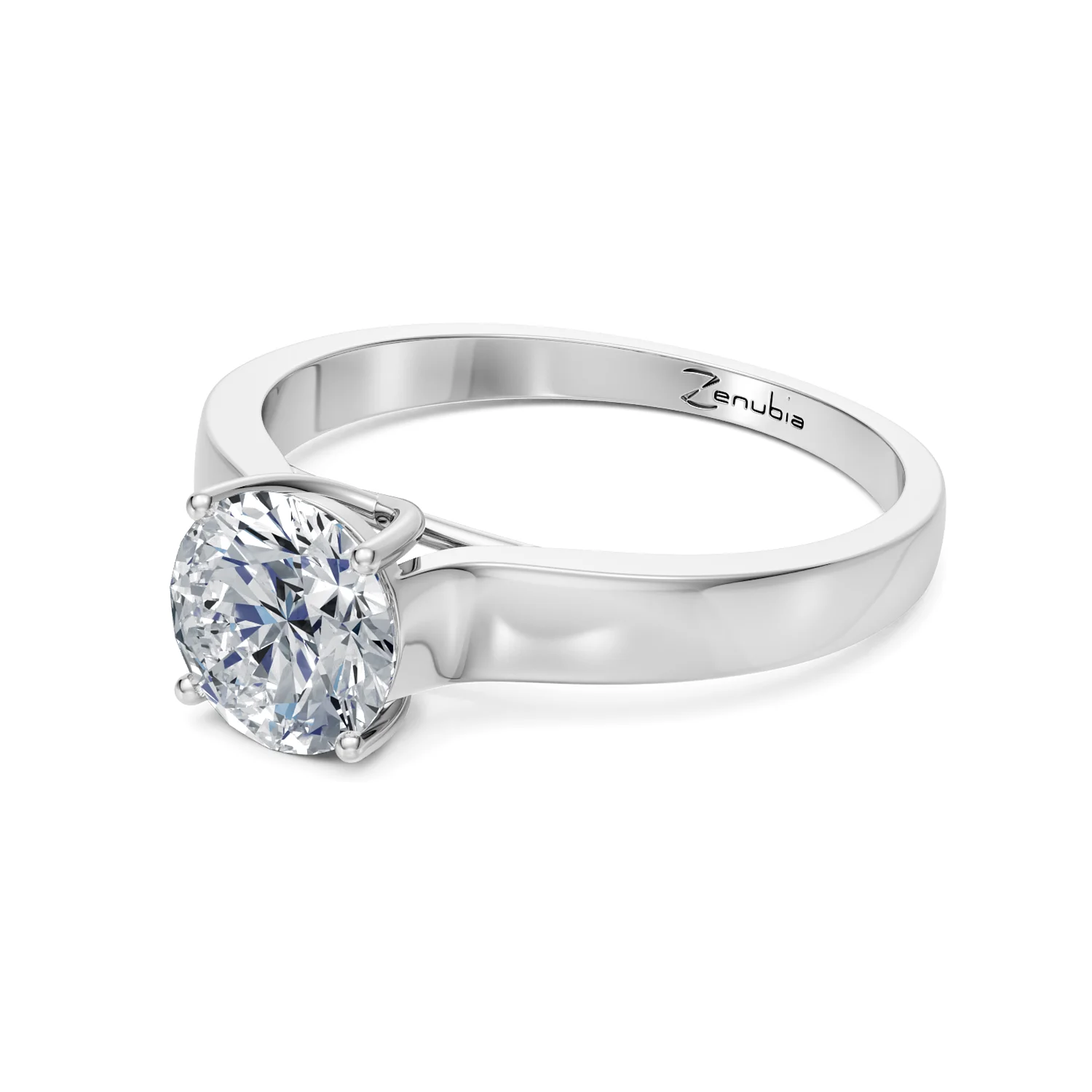 Zenubia_Schmuck_Winterthur_Verlobungsring_MILA_LD_side_Weissgold