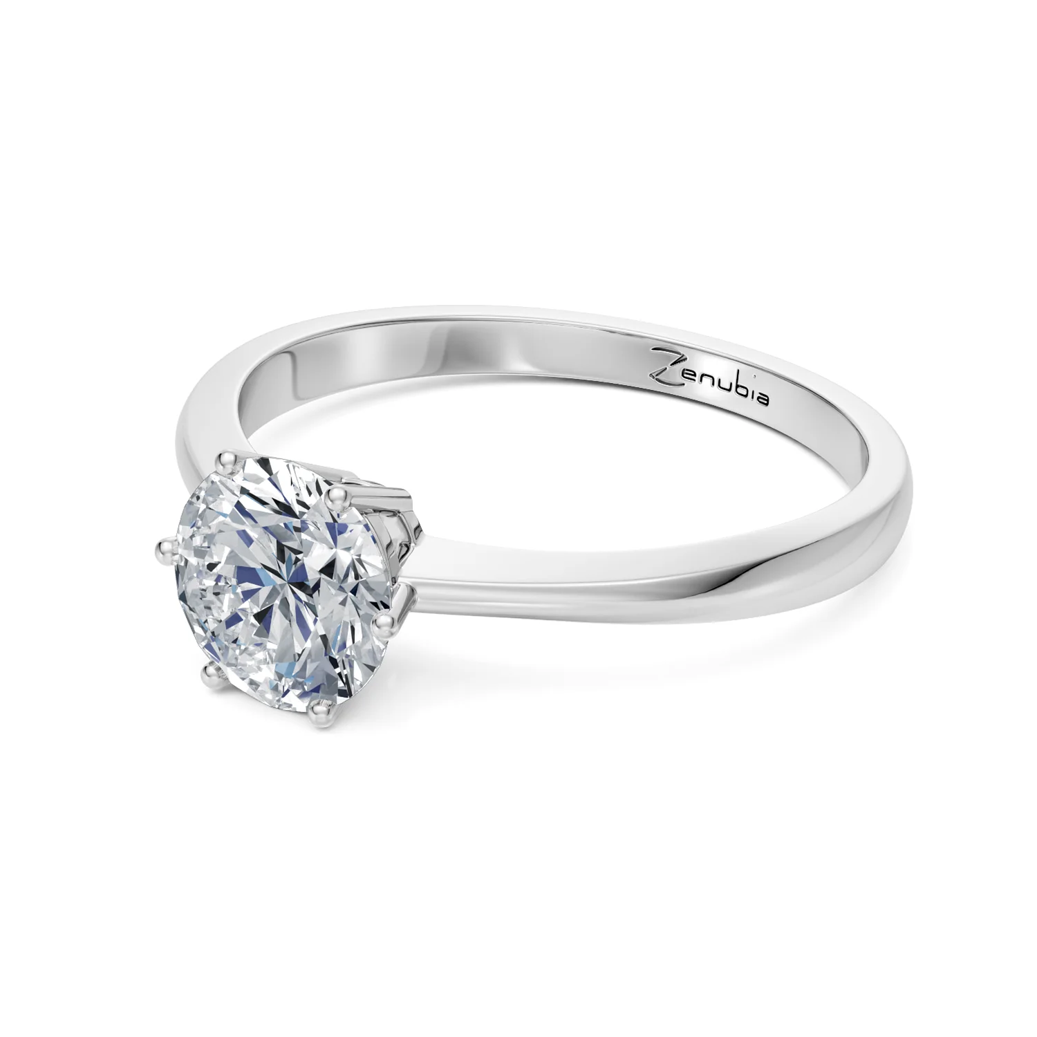 Zenubia_Schmuck_Winterthur_Verlobungsring_MILENA_LD_side_Weissgold