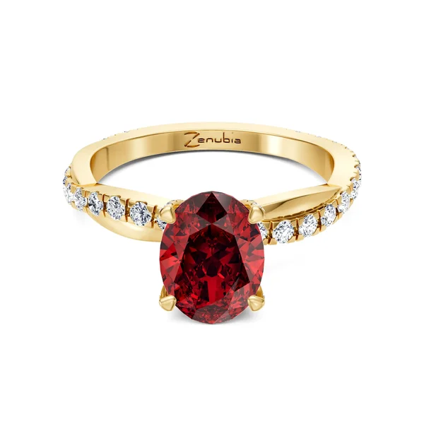 Zenubia_Schmuck_Winterthur_Verlobungsring_Tessa_Oval_Red_front_0011