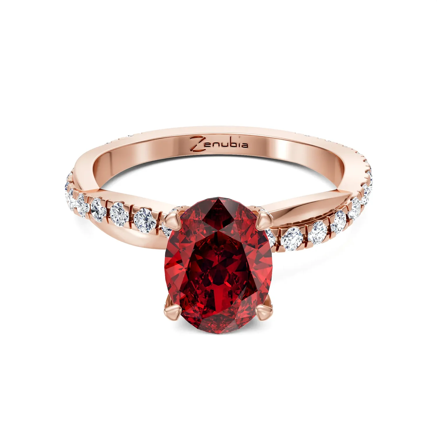 Zenubia_Schmuck_Winterthur_Verlobungsring_Tessa_Oval_Red_front_0012