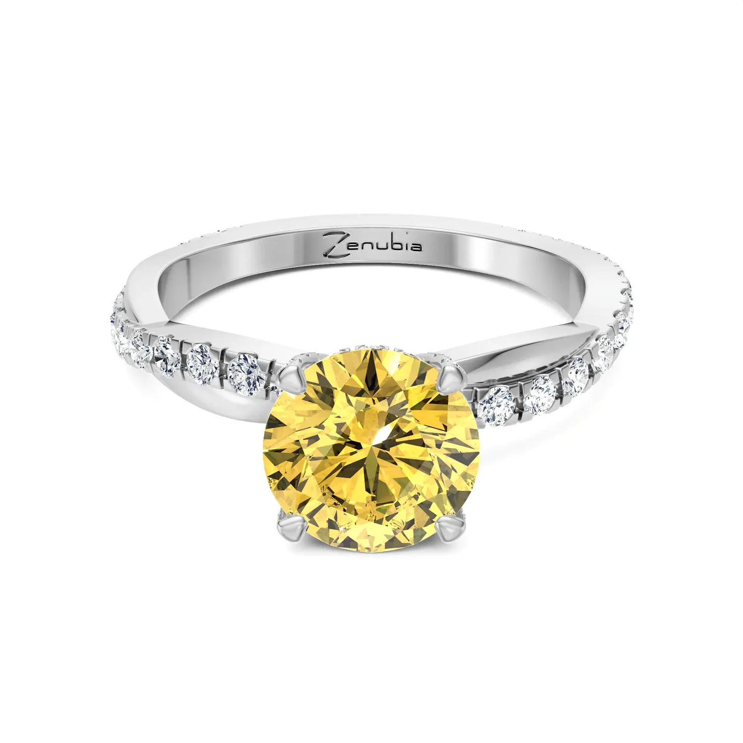 Zenubia_Schmuck_Winterthur_Verlobungsring_Tessa_Round_Yellow_front_0004