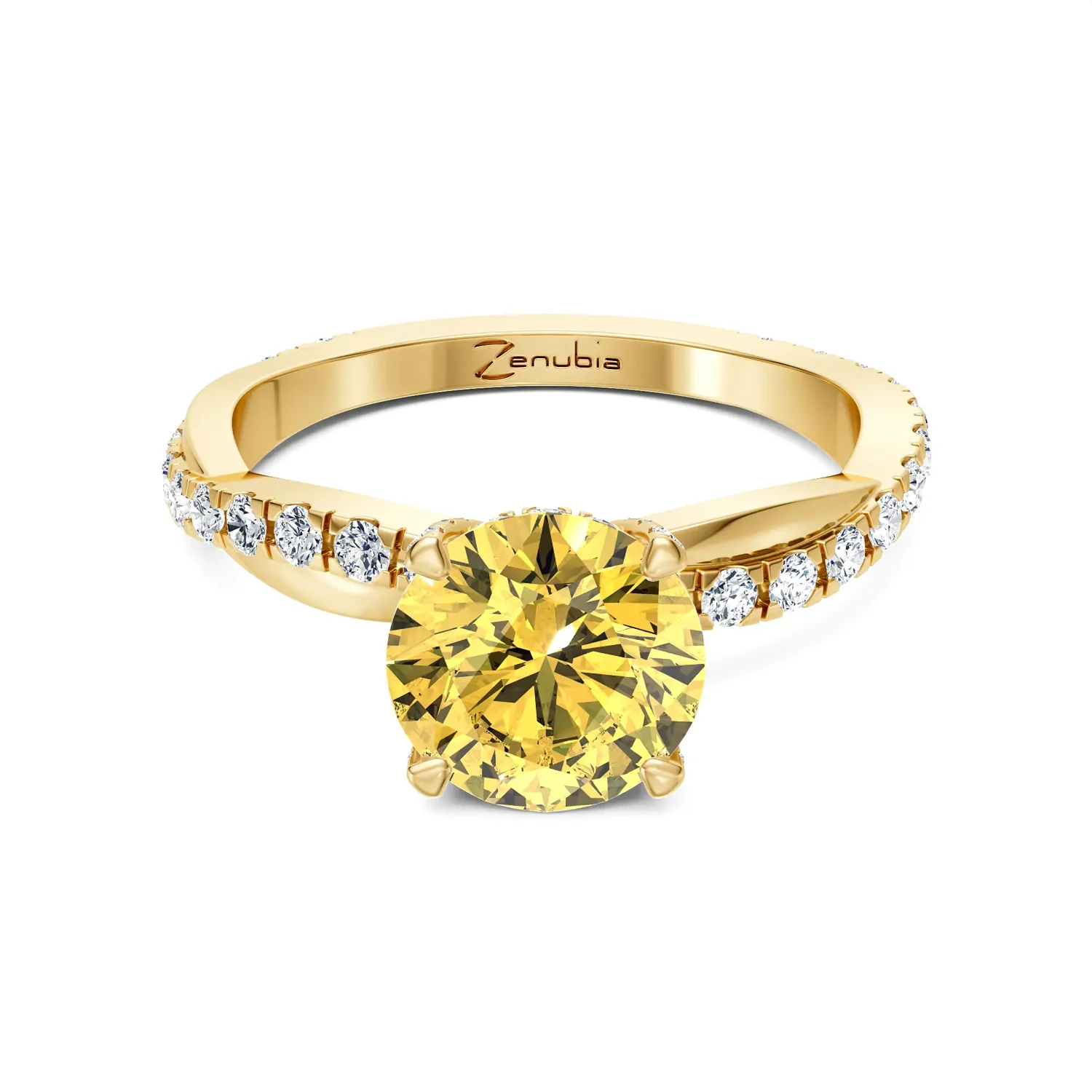 Zenubia_Schmuck_Winterthur_Verlobungsring_Tessa_Round_Yellow_front_0005